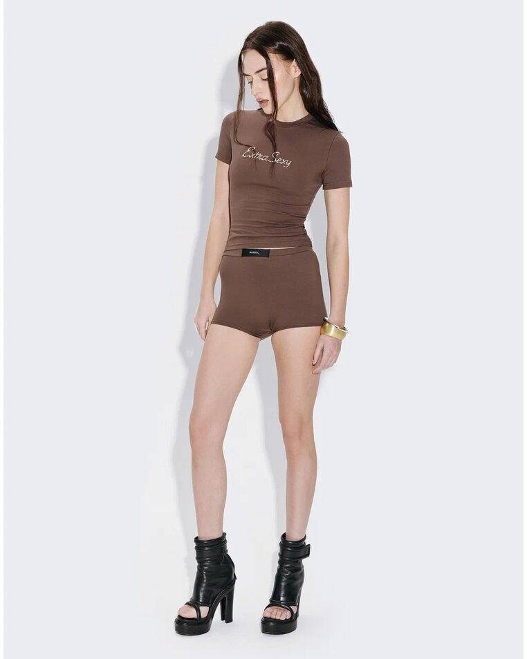 изображение BROWN EXTRASEXY CRYSTAL TEE