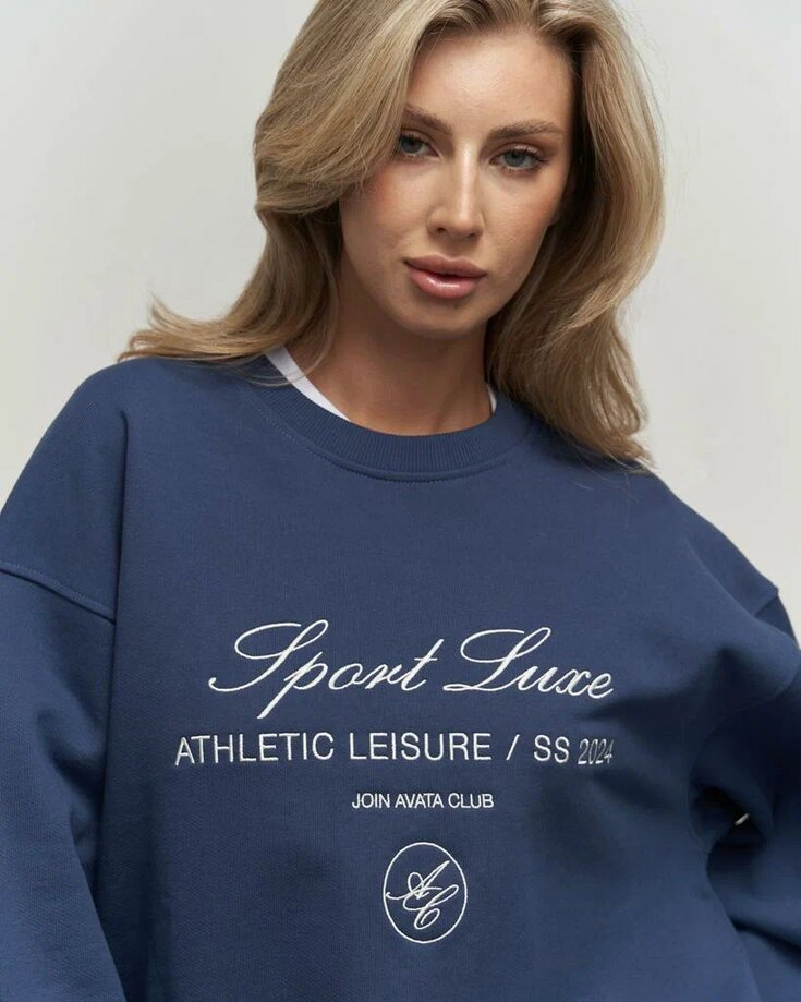 изображение Свитшот Sport Luxe Blue