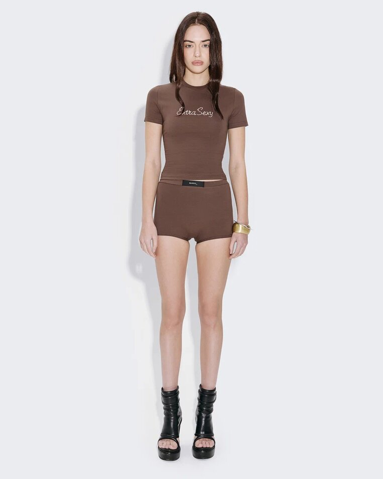 изображение BROWN EXTRASEXY CRYSTAL TEE