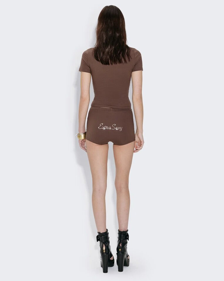 картинка BROWN EXTRASEXY CRYSTAL TEE