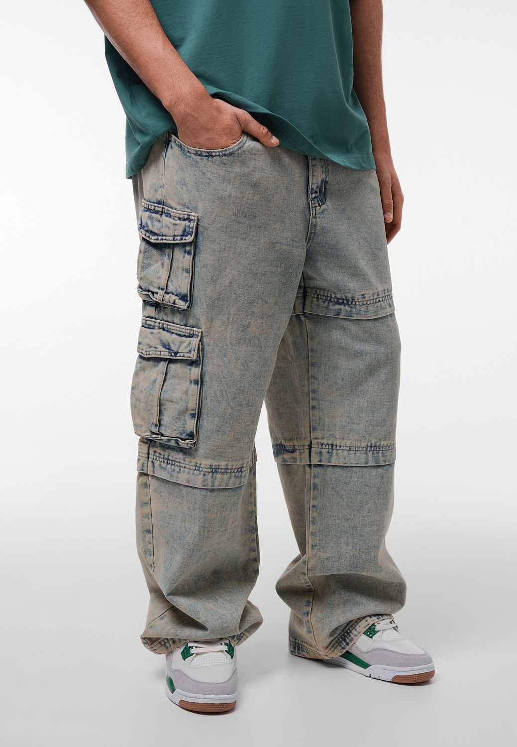 фото Джинсы Cargo jeans 01, Бежевый