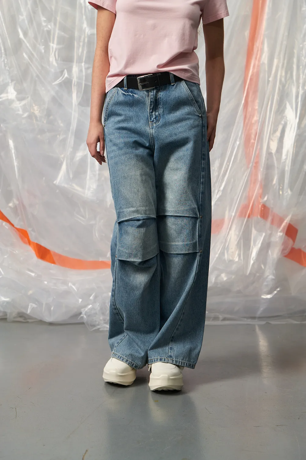 Брюки KNEE JEANS W