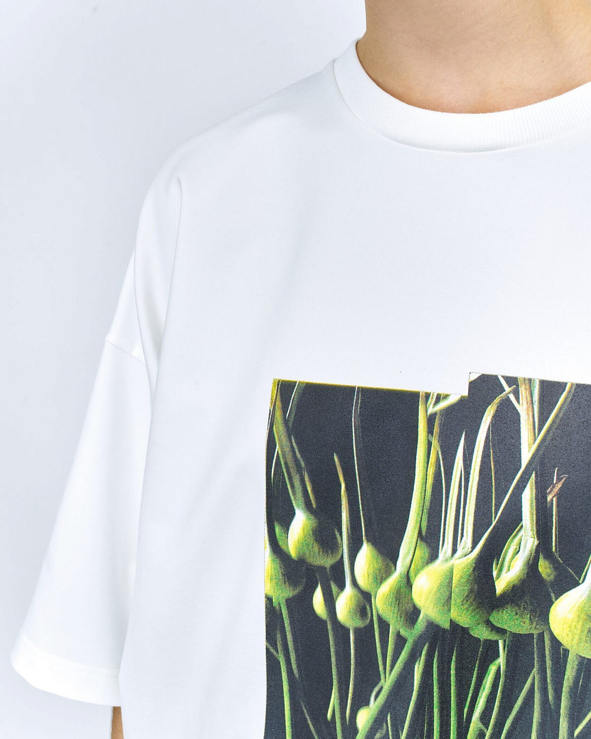 изображение Футболка Allium Ivory белая
